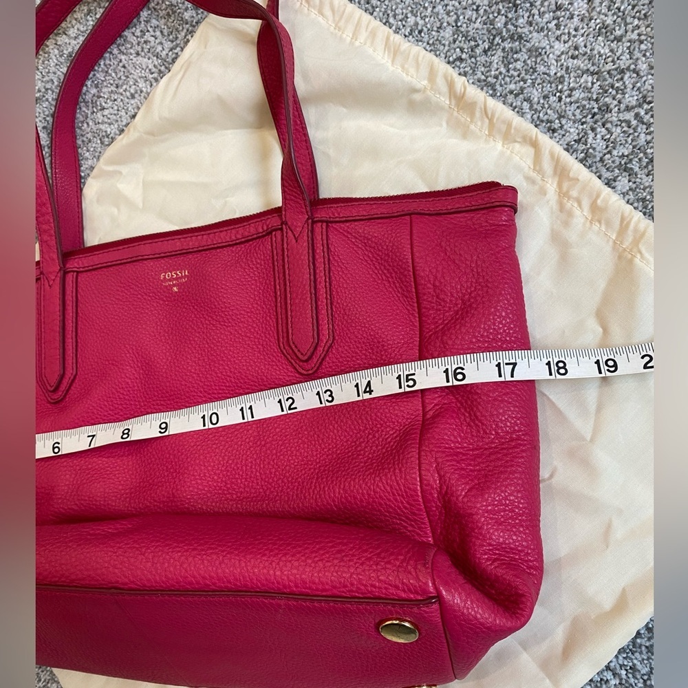 FOSSIL Sydney Shopper Pomegranate - Picture 13 of 13
